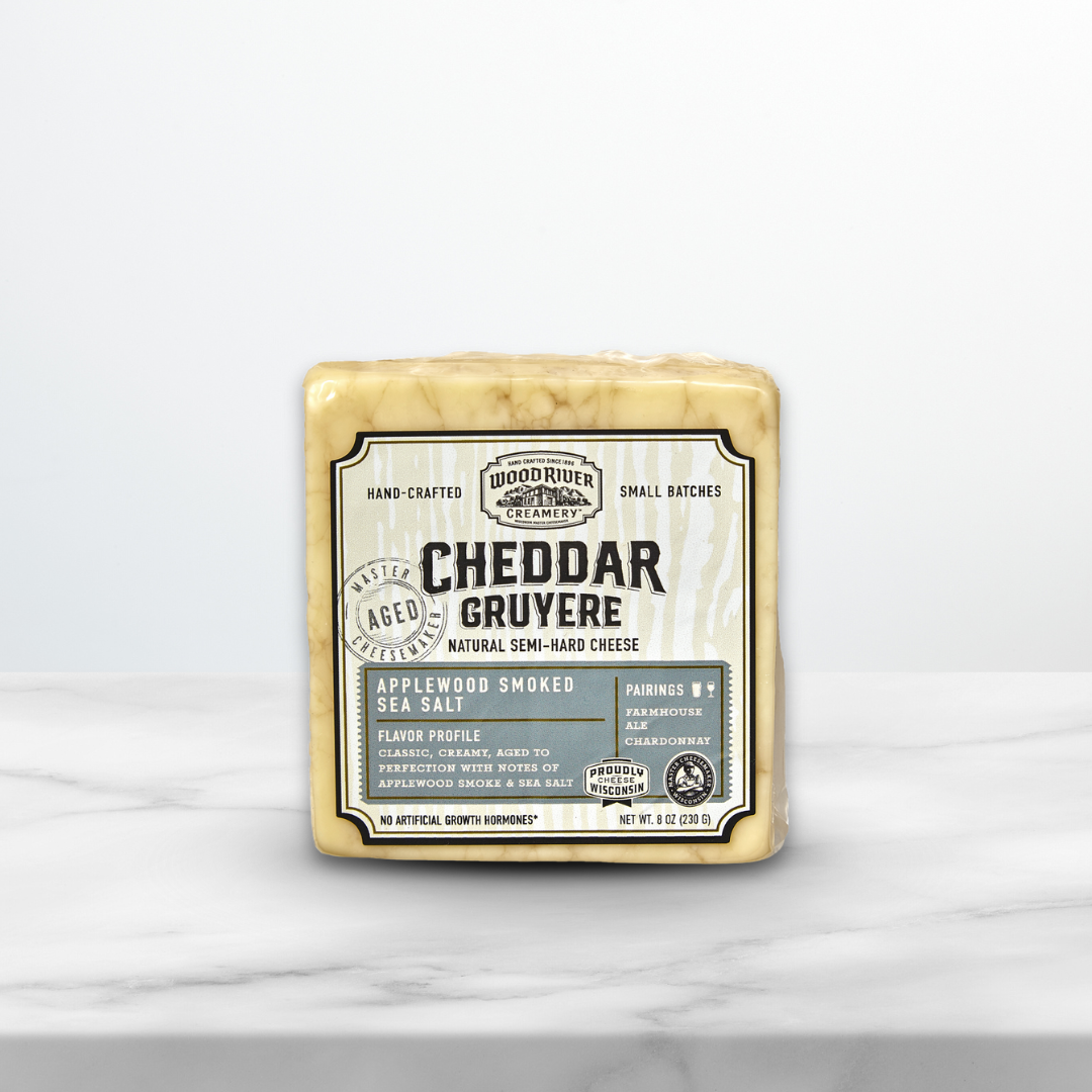 Applewood Smoked Sea Salt Cheddar Gruyere