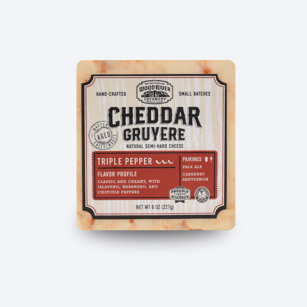 Triple Pepper Cheddar Gruyere