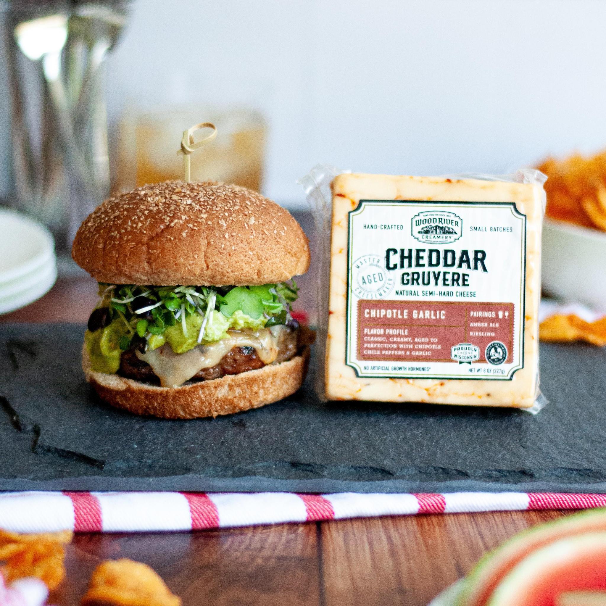 Chipotle Garlic Cheddar Gruyere