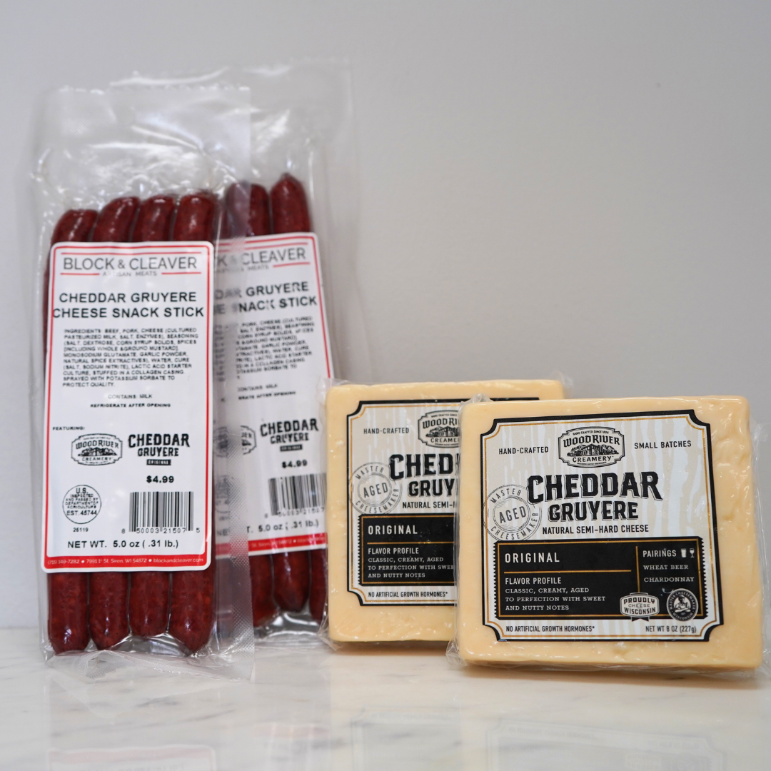 Block & Cleaver Cheddar Gruyere Snack Sticks