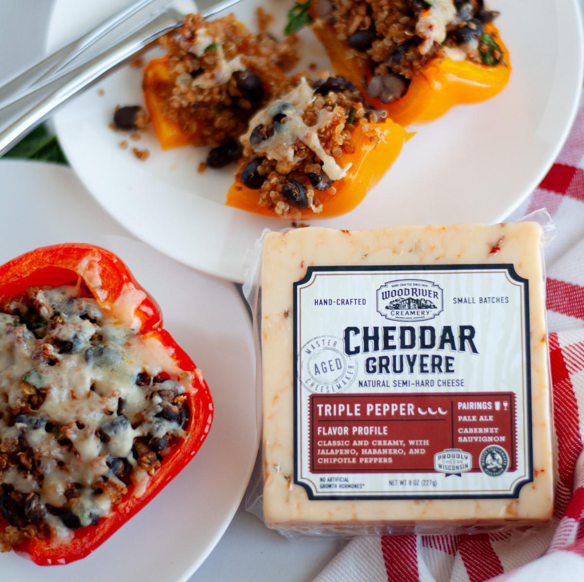 Triple Pepper Cheddar Gruyere