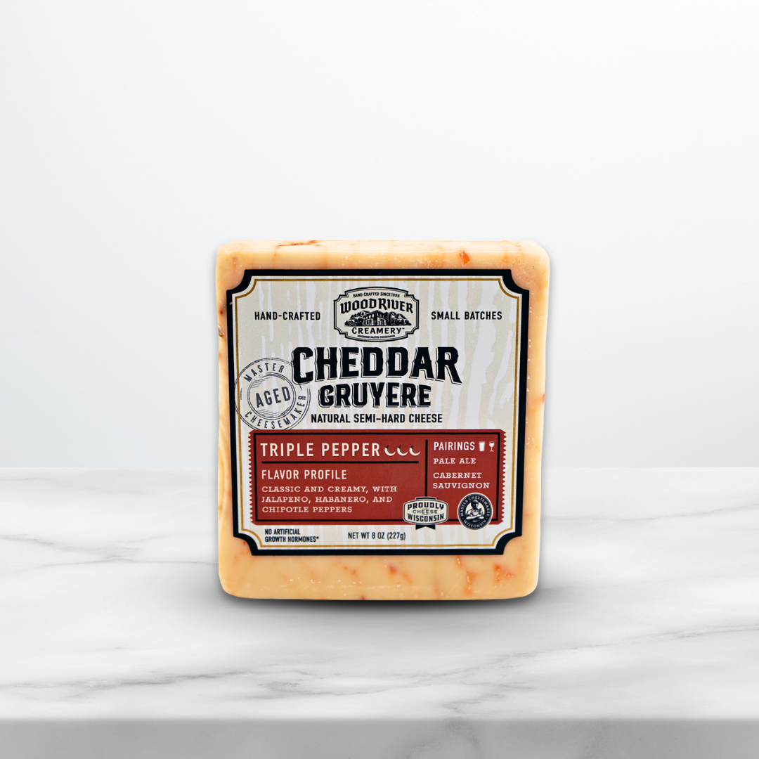 Triple Pepper Cheddar Gruyere