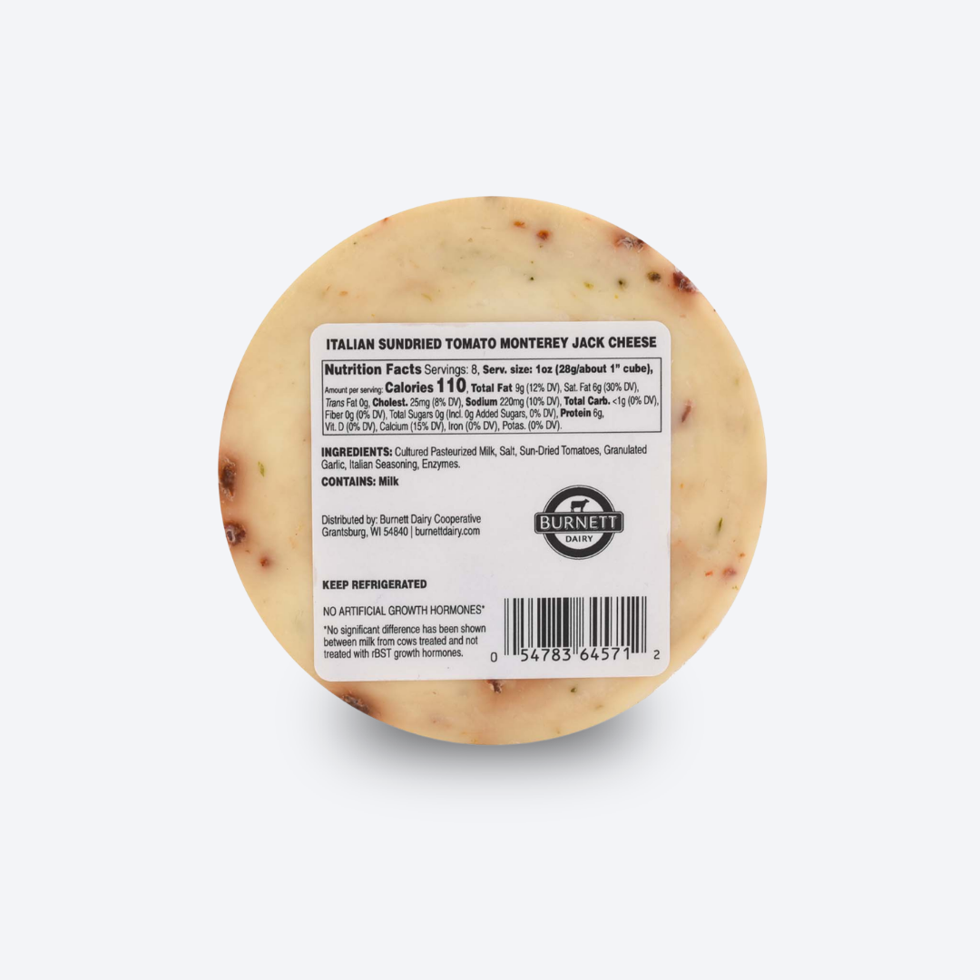 Italian Sundried Tomato Monterey Jack