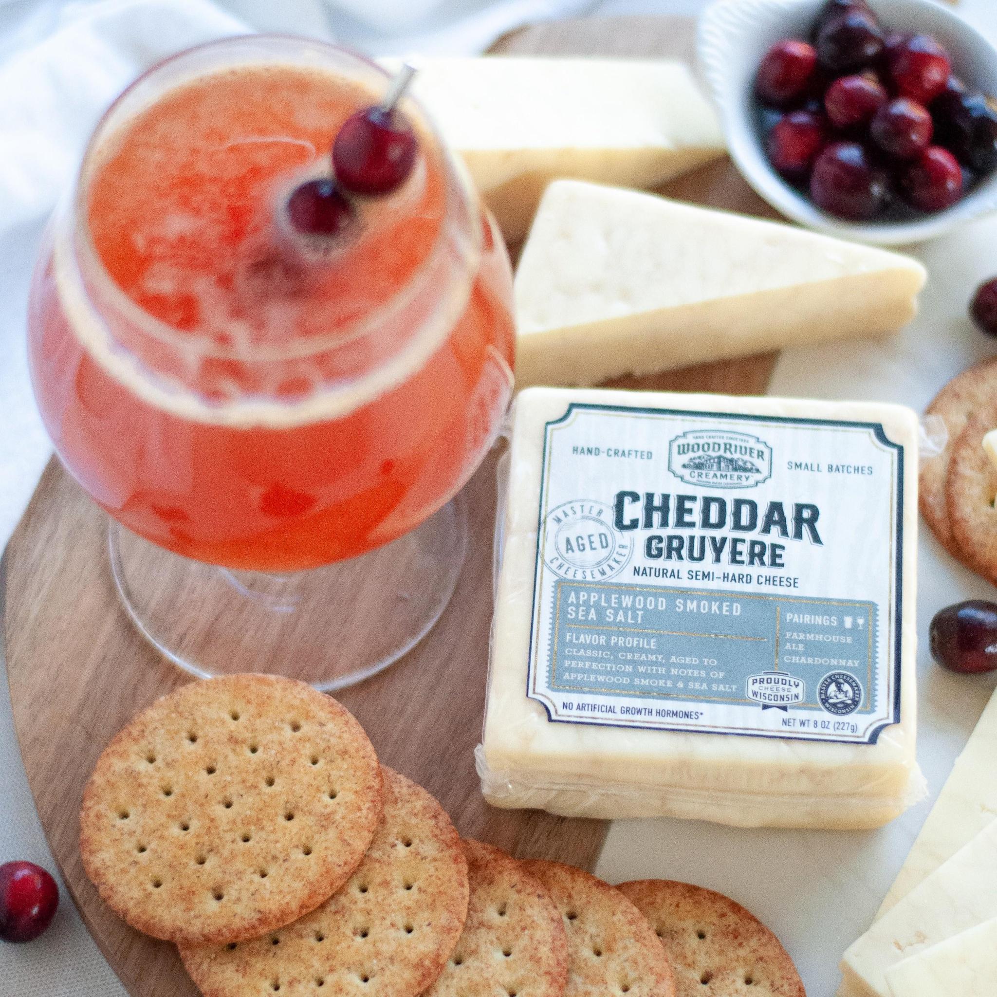 Applewood Smoked Sea Salt Cheddar Gruyere