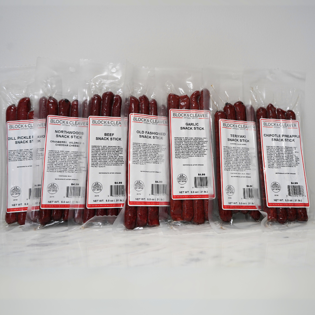 Block and Cleaver Snack Sticks
