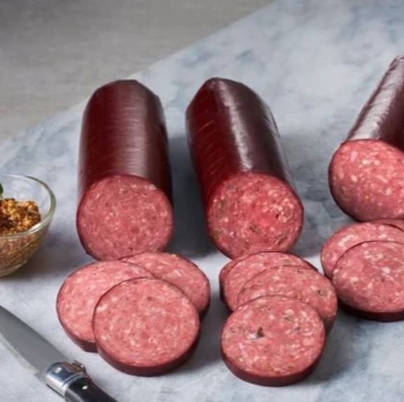 Block and Cleaver Cheddar Gruyere Summer Sausage 10oz