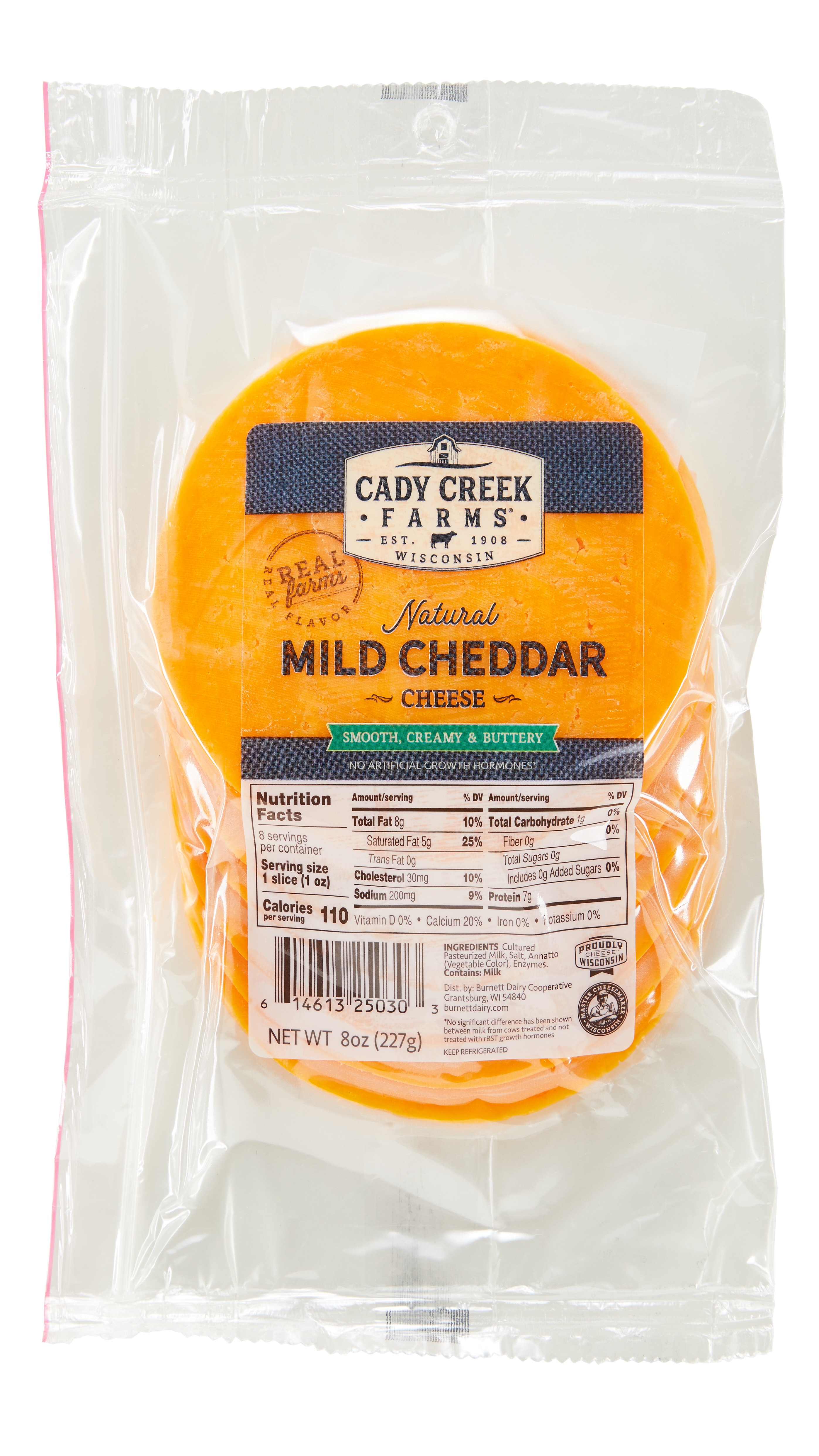 Cady Creek Farms Mild Cheddar Slices