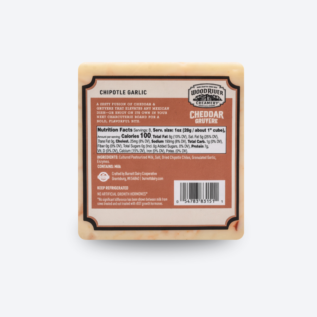 Chipotle Garlic Cheddar Gruyere