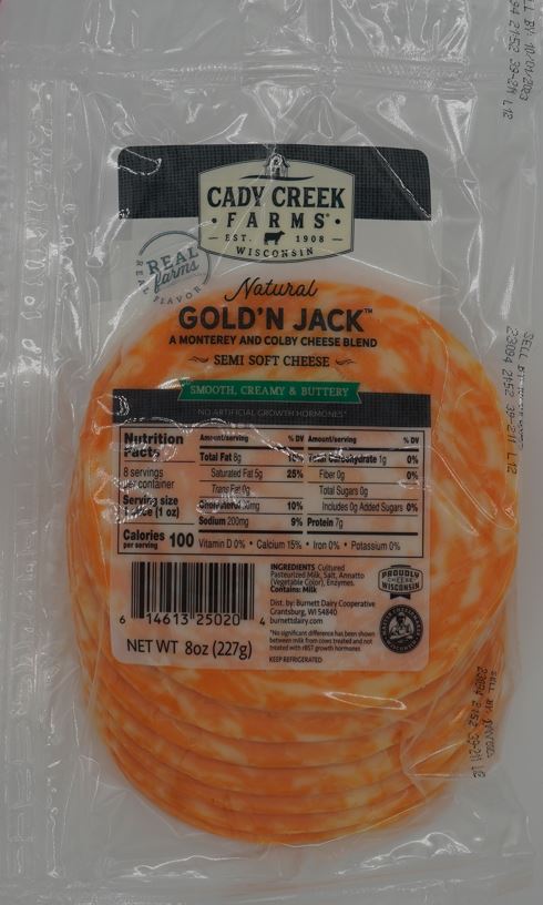 Cady Creek Farms Gold n Jack Cheese slices