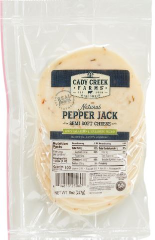 Cady Creek Farms Pepper Jack singles