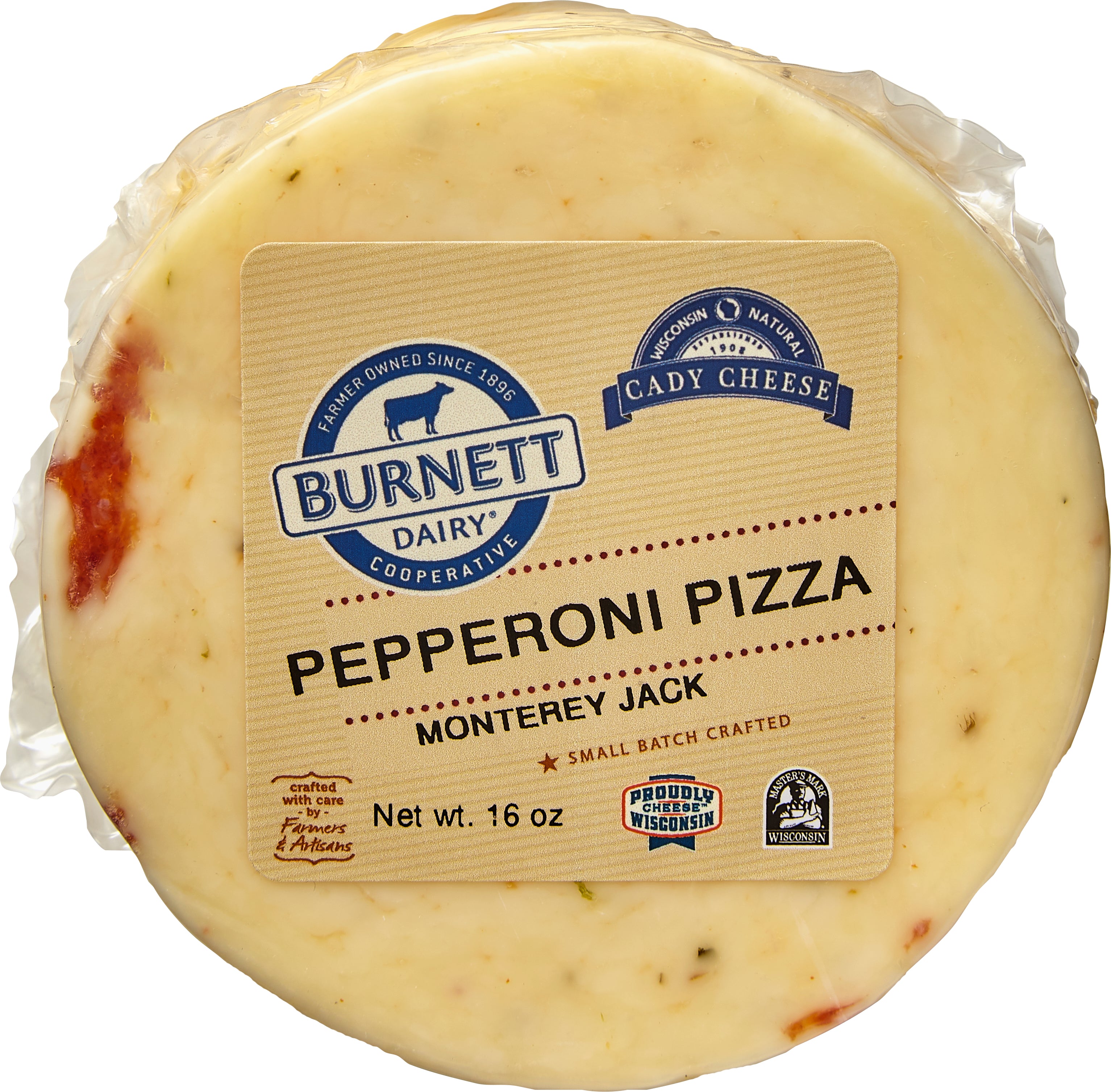 Monterey Jack with Pepperoni Pizza