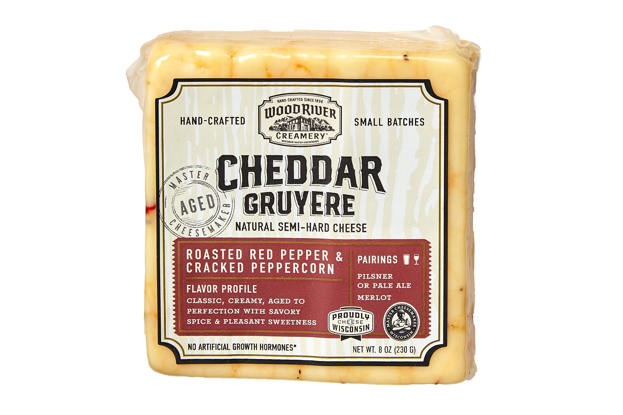 Wood River Creamery Roasted Red Pepper & Black Peppercorn_Package